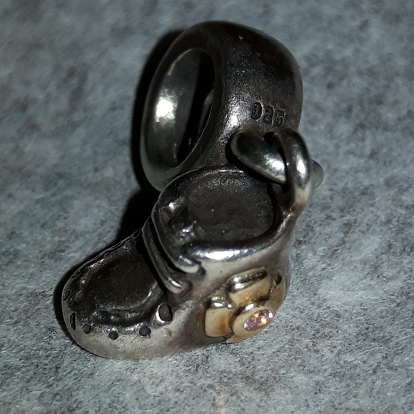 Pandora Baby Bootie Dangle Charm 925